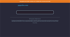 Desktop Screenshot of paperles.com